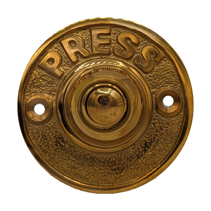 ##Antique Hardware## Classic American PRESS Doorbell Push Button  (Several Finishes Available)