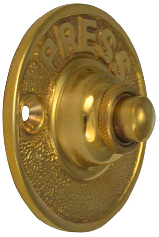 ##Antique Hardware## Classic American PRESS Doorbell Push Button  (Several Finishes Available)