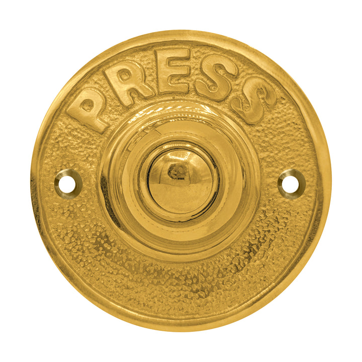 2 1/2 Inch Classic American PRESS Doorbell Push Button  (Several Finishes Available)
