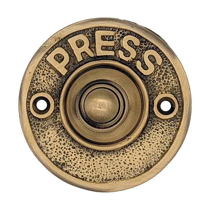 ##Antique Hardware## Classic American PRESS Doorbell Push Button  (Several Finishes Available)