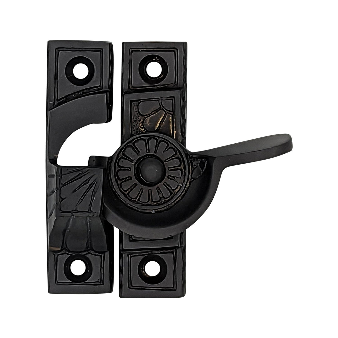 ##Antique Hardware## Solid Brass Art Deco Style Window Sash Lock