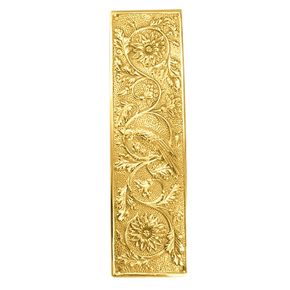 11 1/4 Inch Cockateel Bird and Flower Push Plate