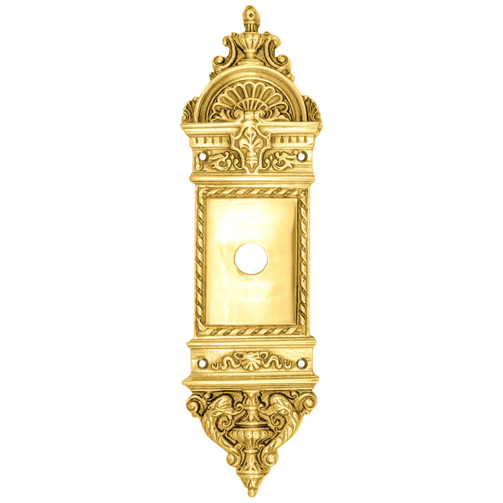 L'Enfant Solid Brass Small Backplate (Several Finishes Available)