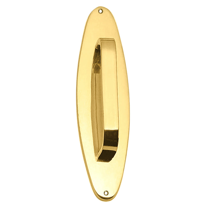 11 Inch Traditional Oval Door Pull & Plate (Several Finishes Available)