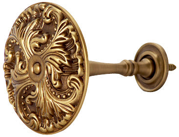 ##Antique Hardware## Solid Brass Baroque Curtain Tie Back