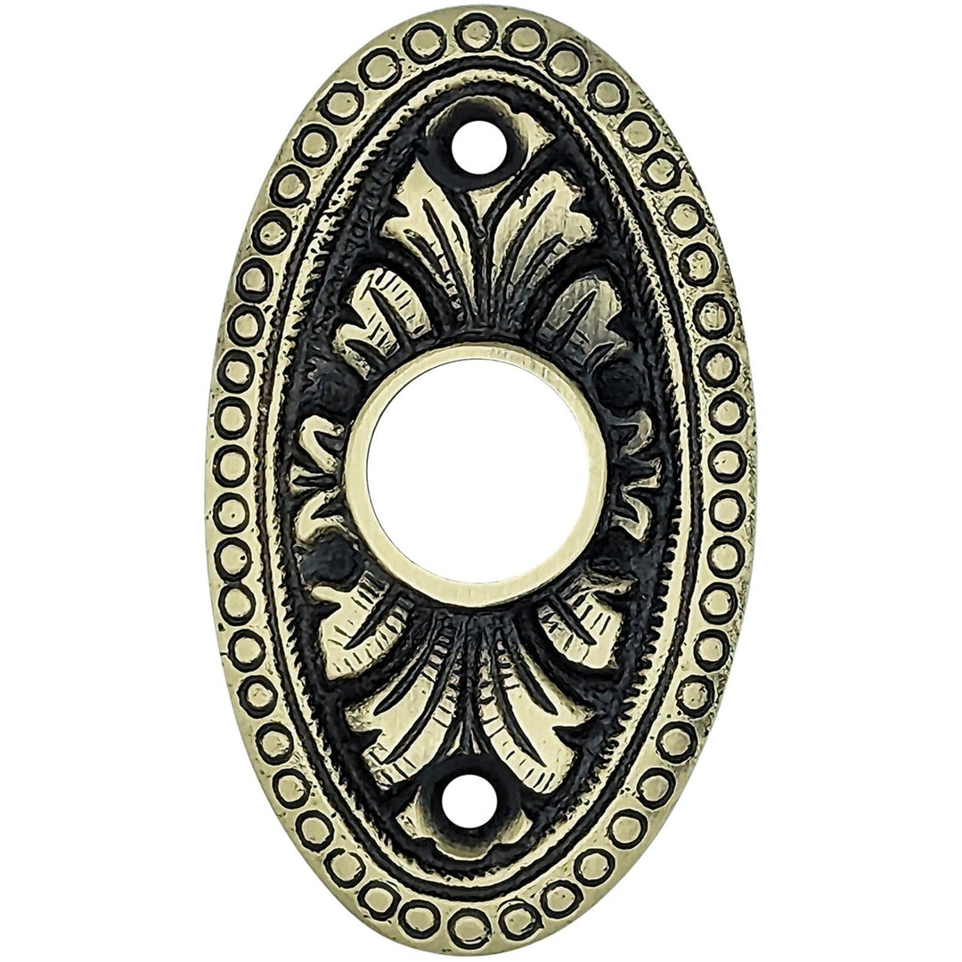 ##Antique Hardware## Avalon Style Solid Brass Rosette (Several Finishes Available)