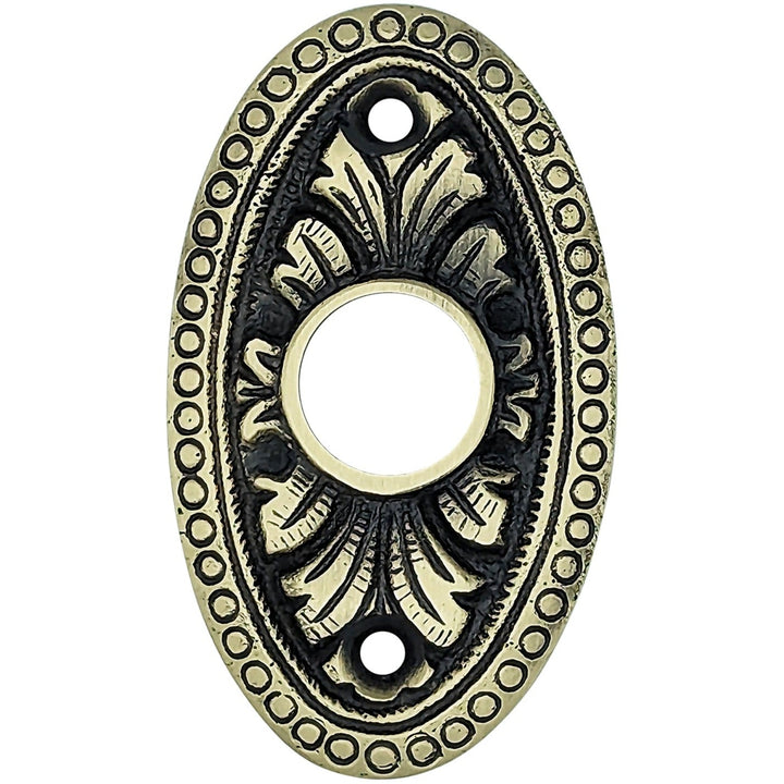 ##Antique Hardware## Avalon Style Solid Brass Rosette (Several Finishes Available)