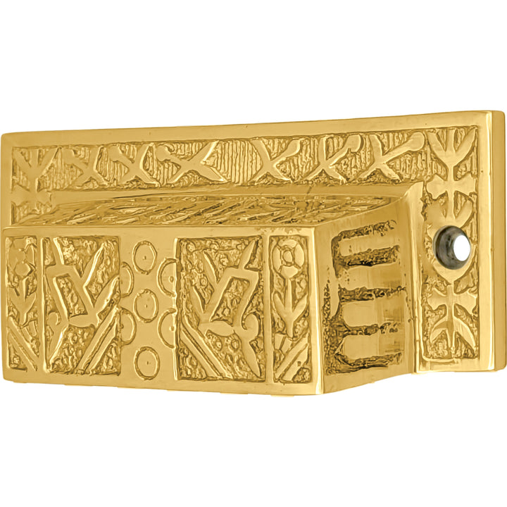3 1/2 Inch Overall (3 Inch C-C) Solid Brass Eastlake Cup or Bin Pull (Several Finishes Available)