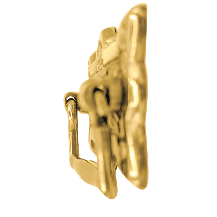 3 3/4 Inch (3 Inch c-c) Art Deco Solid Brass Drawer Pull (Several Finishes Available)