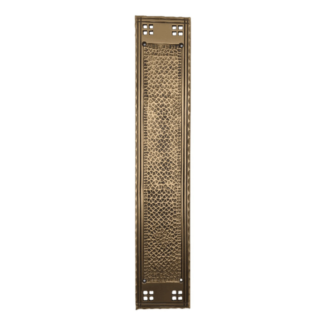 18 Inch Arts & Crafts Style Push Plate