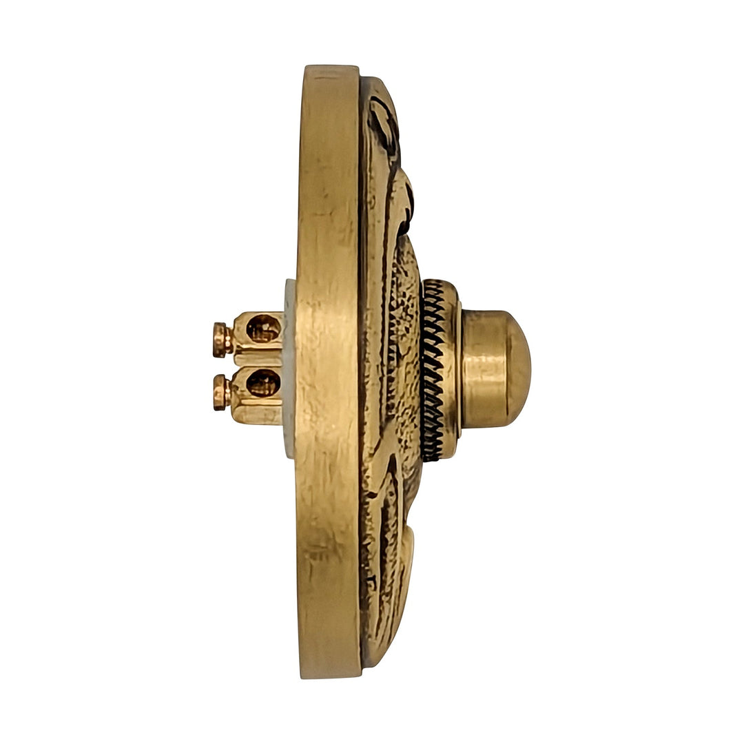 ##Antique Hardware## Lafayette Swirl Style Door Bell Push Button (Several Finishes Available)