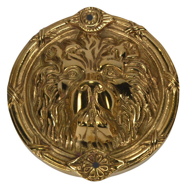 ##Antique Hardware## Lion's Head Medallion (Several Finishes Available)