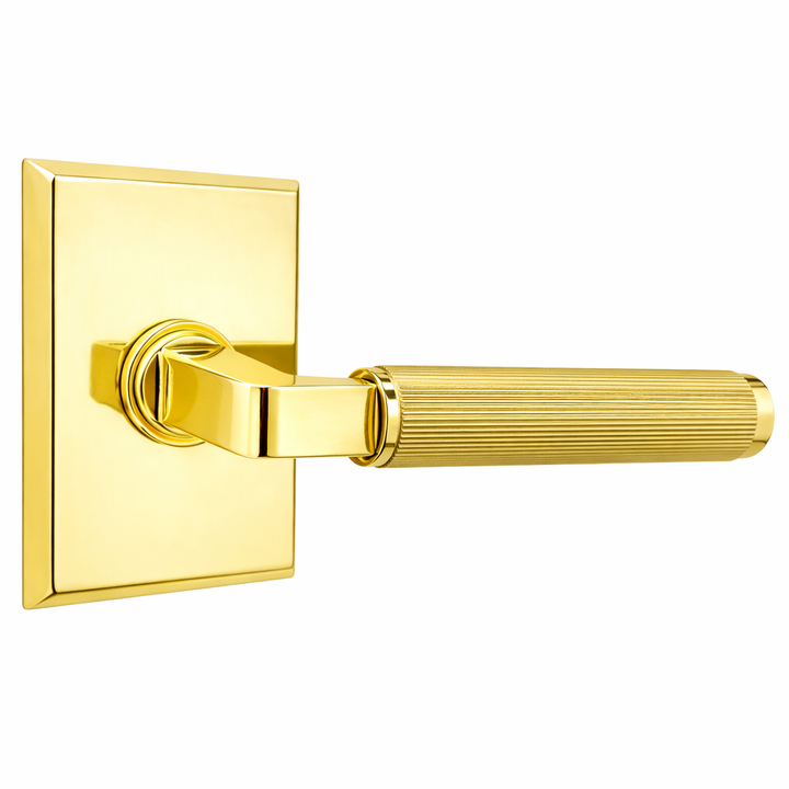 Magnifique® Rectangular Door Set with Modern Smooth Lever (Several Finishes Available)