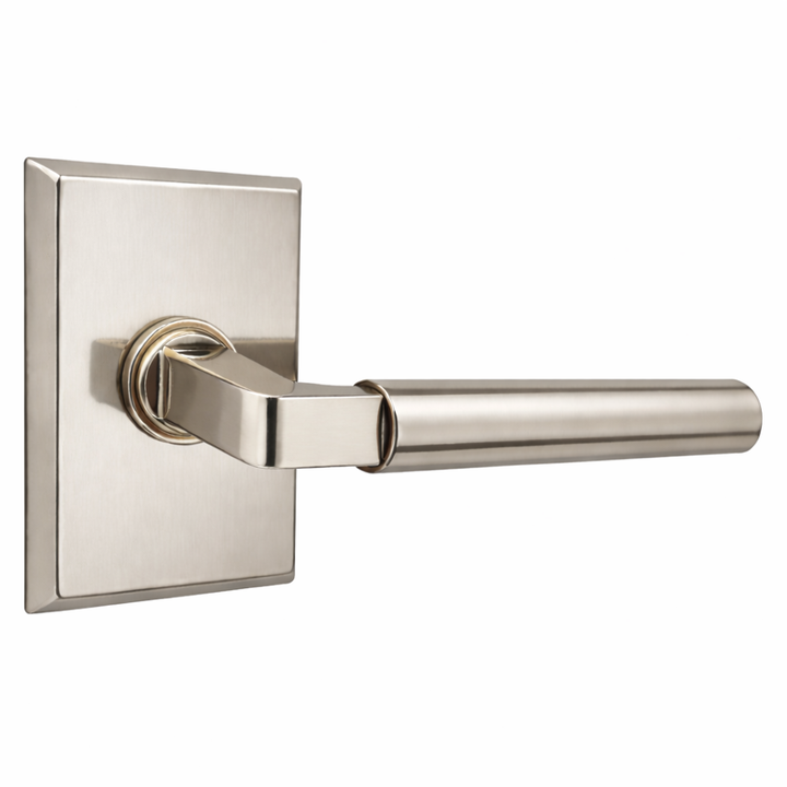 Magnifique® Rectangular Door Set with Modern Smooth Lever (Several Finishes Available)