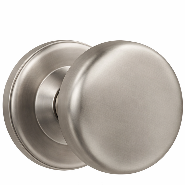Magnifique® Classic Door Set with Brass Round Knobs (Several Finishes Available)