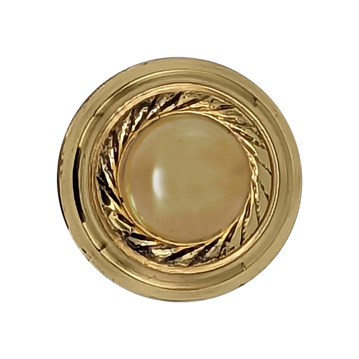 ##Antique Hardware## 1 1/4 Inch Solid Brass Georgian Roped Round Cabinet & Furniture Knob