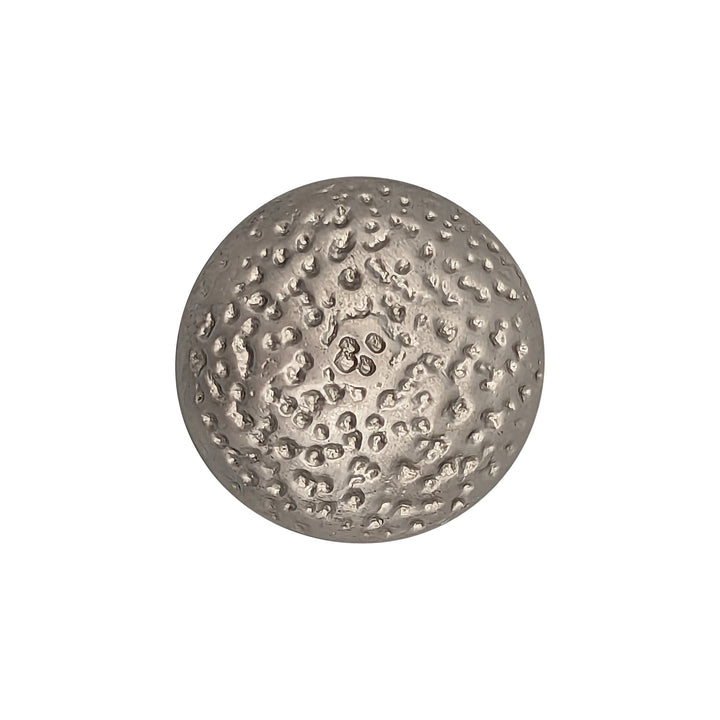 ##Antique Hardware## 1 1/4 Inch Solid Brass Hand-Hammered Round Cabinet & Furniture Knob