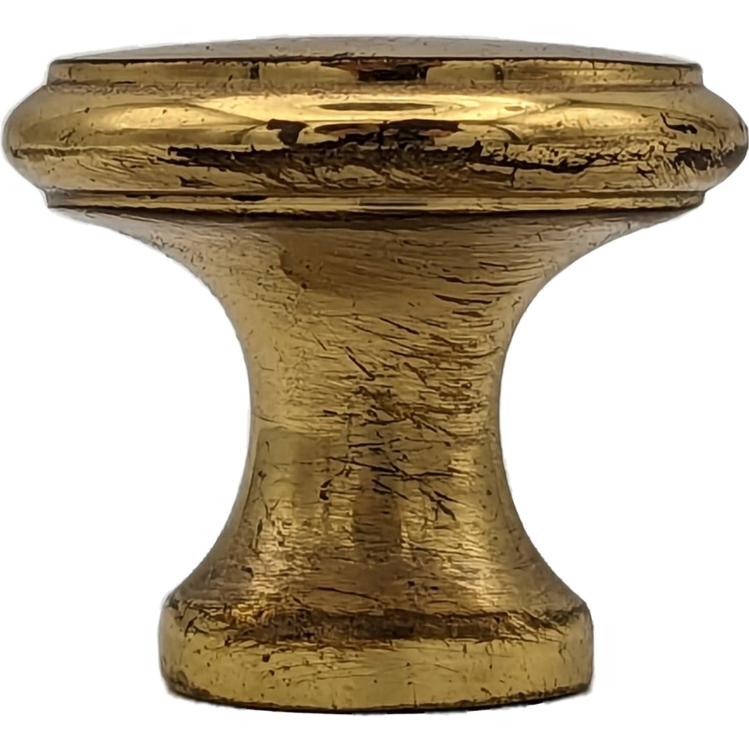 ##Antique Hardware## 1 Inch Brass Flat Top Cabinet & Furniture Knob (Several Finishes Available)