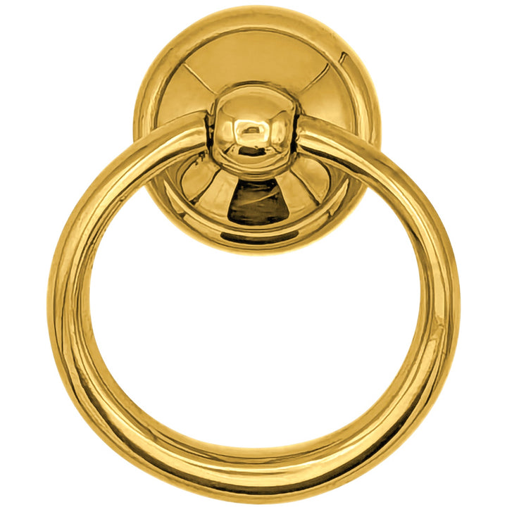 2 1/2 Inch Solid Brass Ring Pull (Several Finishes Available)