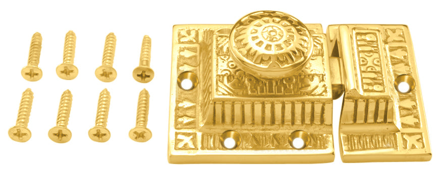 3 Inch Long Windsor Pattern Lost Wax Cast Cabinet Latch (Several Finishes Available)