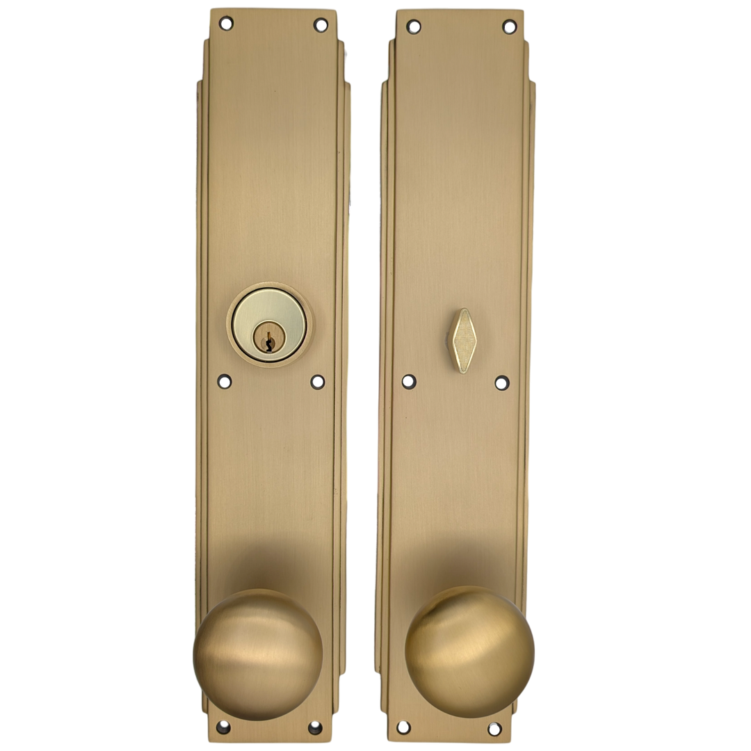 Skyscraper Single Door Entryway Set (Several Knob & Finish Options Available)