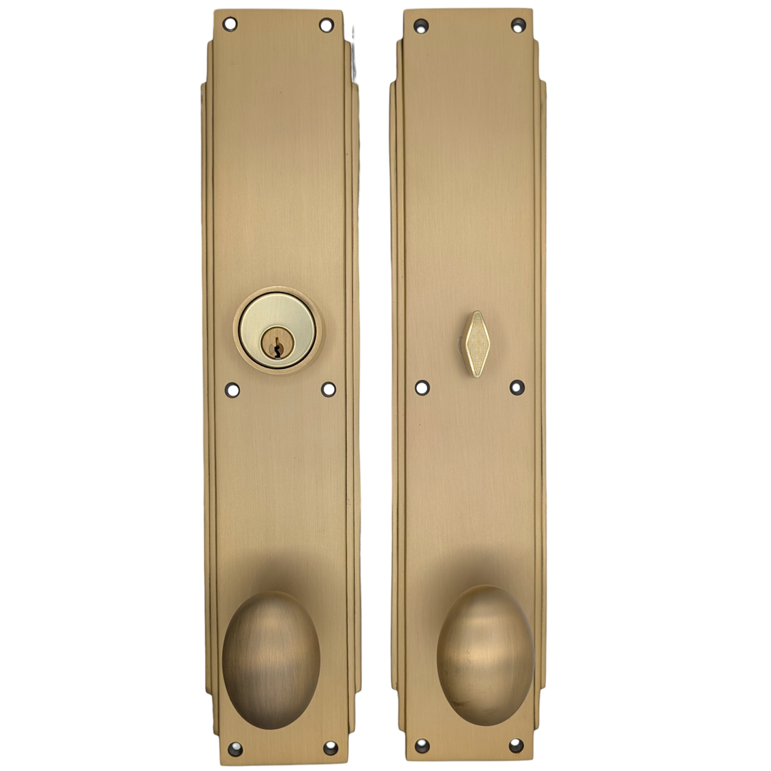 Skyscraper Single Door Entryway Set (Several Knob & Finish Options Available)