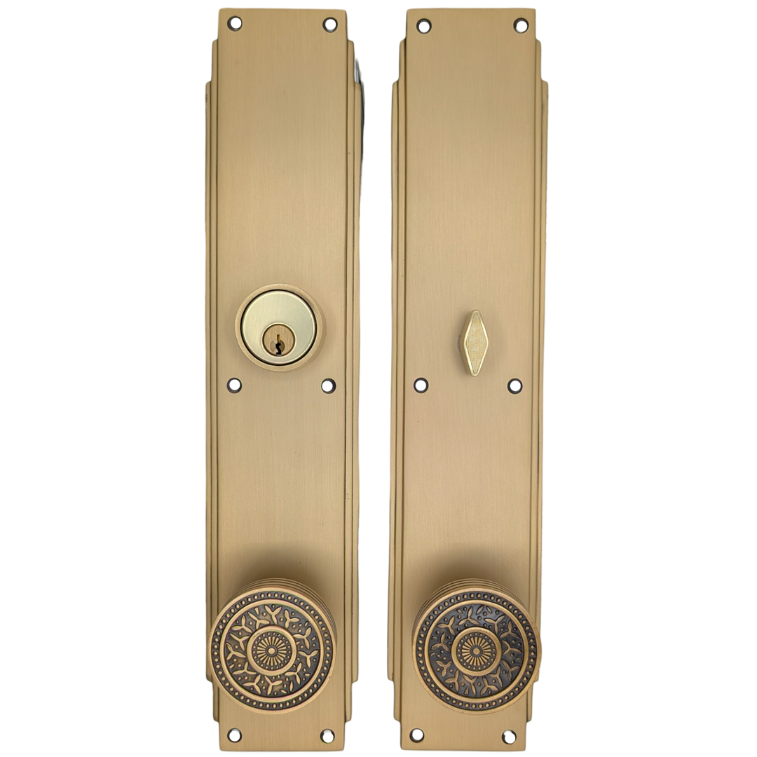 Skyscraper Single Door Entryway Set (Several Knob & Finish Options Available)