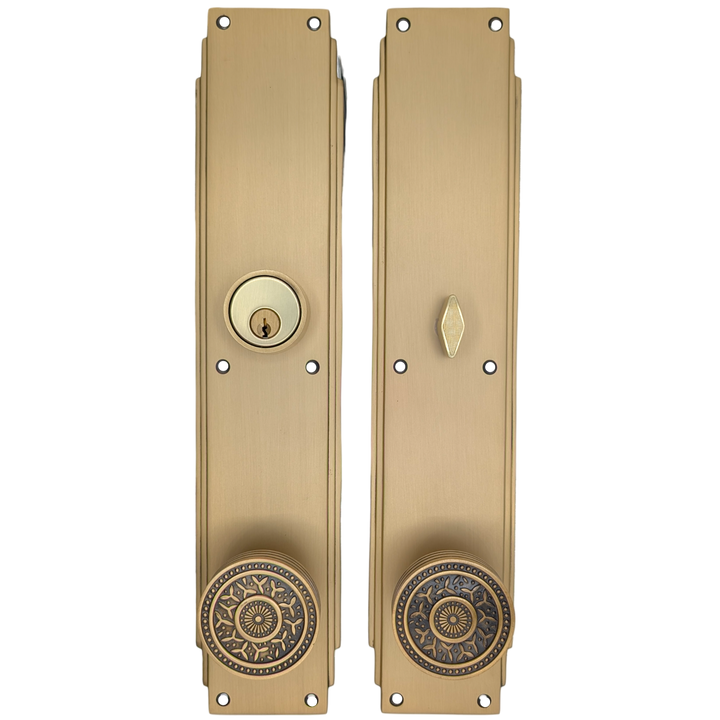 Skyscraper Single Door Entryway Set (Several Knob & Finish Options Available)