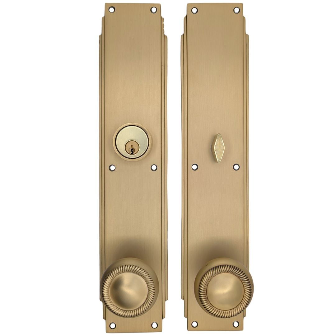 Skyscraper Single Door Entryway Set (Several Knob & Finish Options Available)