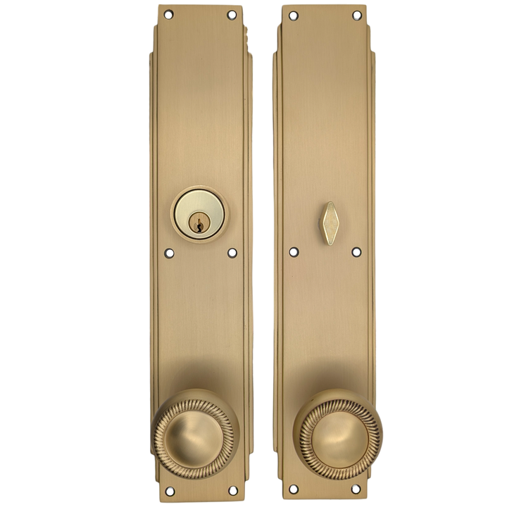 Skyscraper Single Door Entryway Set (Several Knob & Finish Options Available)