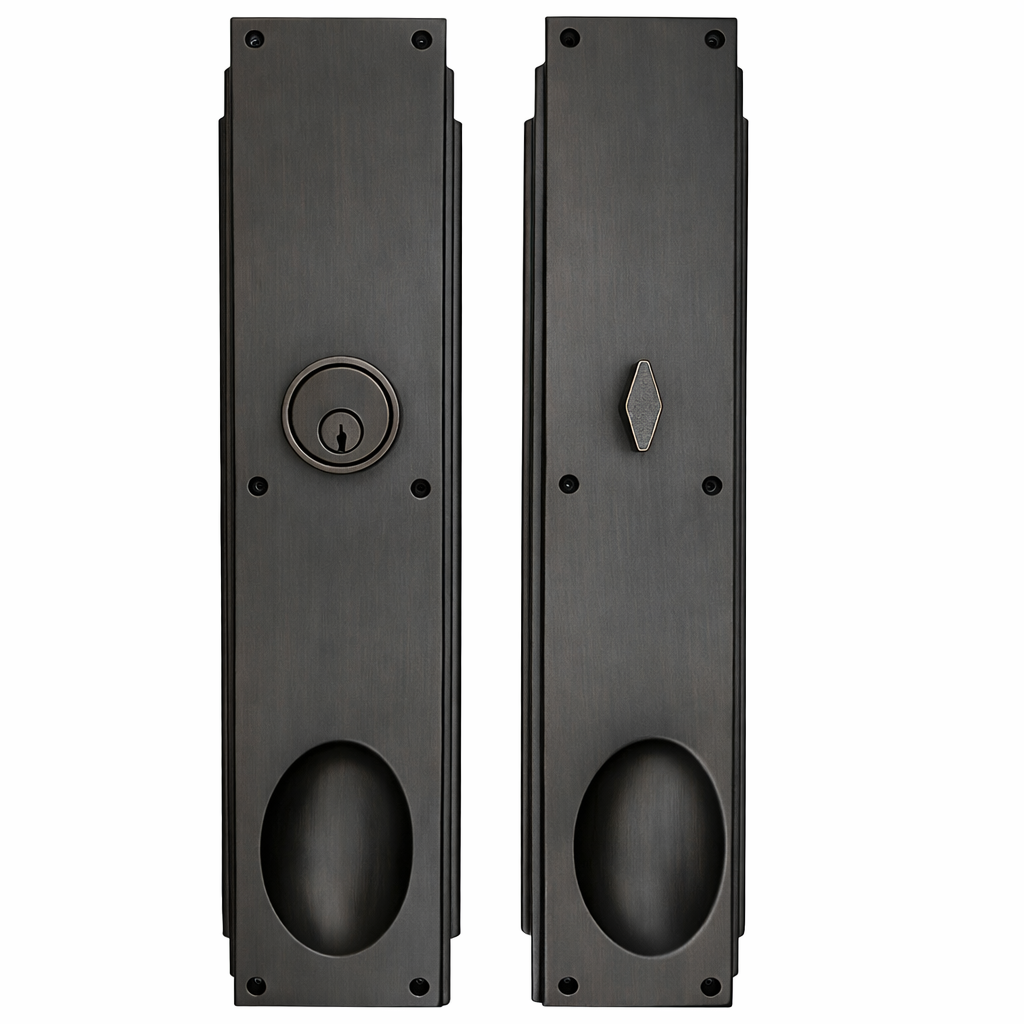 Skyscraper Single Door Entryway Set (Several Knob & Finish Options Available)