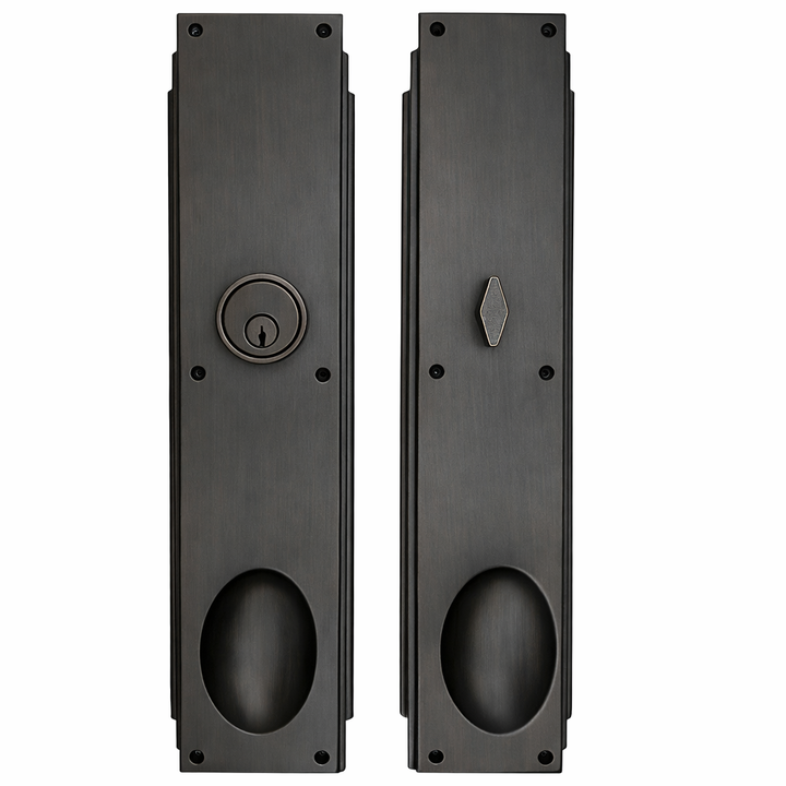 Skyscraper Single Door Entryway Set (Several Knob & Finish Options Available)