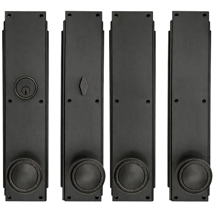 Skyscraper Double Door Entryway Set (Several Knob & Finish Options Available)