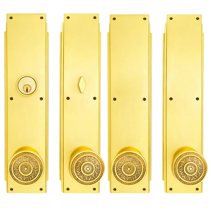 Skyscraper Double Door Entryway Set (Several Knob & Finish Options Available)