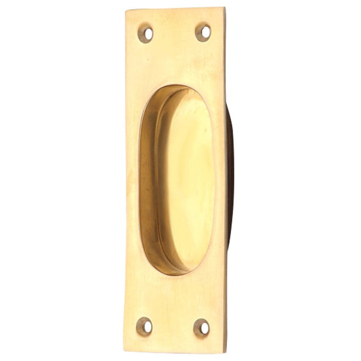 ##Antique Hardware## 5 Inch Solid Brass Traditional Style Rectangular Pocket Door (Several Finishes Available)