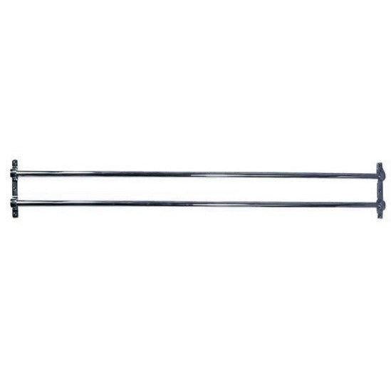 ##Antique Hardware## 36 Inch Solid Brass Double Push Bar