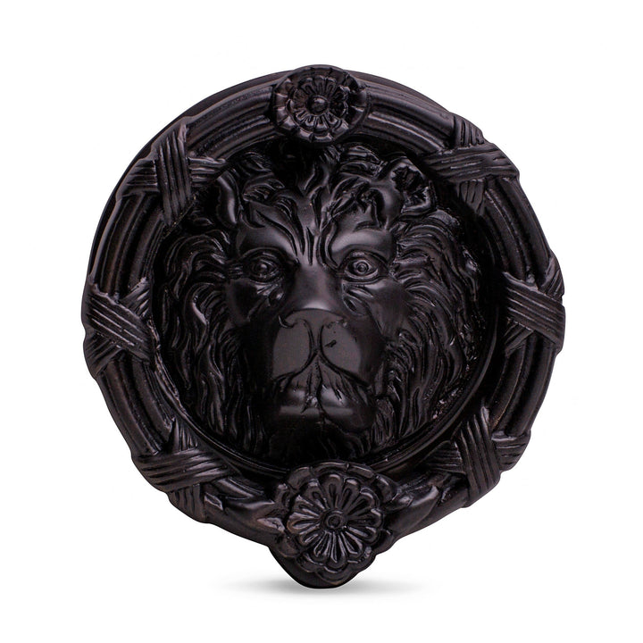 Ribbon & Reed 6 Inch Brass Lion Door Knocker (Several Finishes Available)