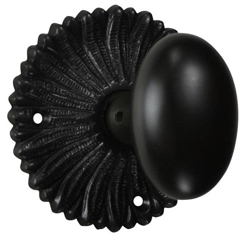French Provincial Rosette Door Set with Egg Door Knobs (Several Finishes Available)