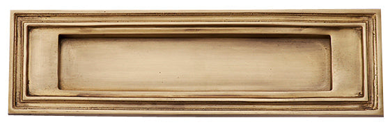 ##Antique Hardware## Mission Style Mail Slot (Several Finishes Available)