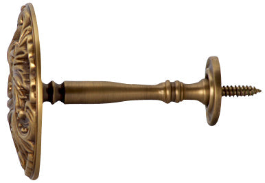 ##Antique Hardware## Solid Brass Baroque Curtain Tie Back