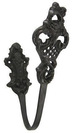 ##Antique Hardware## Solid Brass Curtain Tie Back - Baroque Style