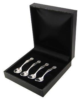 ##Antique Hardware## Set of 4 Sterling Silver Renaissance Style (Boxed)