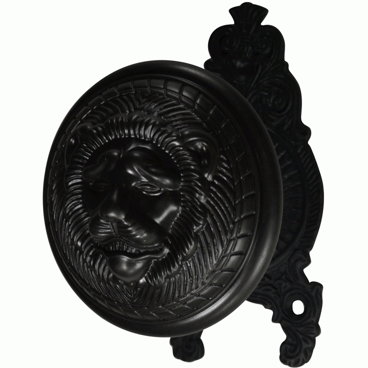 ##Antique Hardware## Ornate Victorian Rosette Door Set with Lion Door Knob (Several Finishes Available)