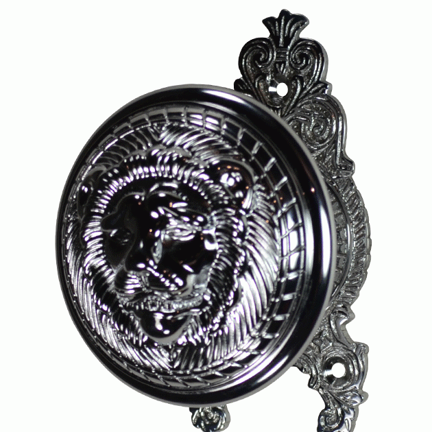 ##Antique Hardware## Ornate Victorian Rosette Door Set with Lion Door Knob (Several Finishes Available)