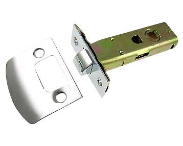 ##Antique Hardware## Tubular Style Latch Mechanism for Fluted Style Glass Doorknob Sets