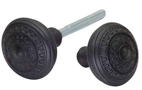 Traditional Egg and Dart Spare Door Knob Set (Several Finishes Available)