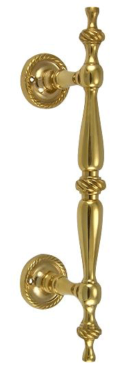 9 1/2 Inch Solid Brass Georgian Style Handle (Several Finishes Available)