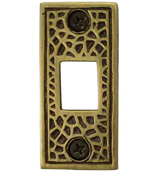 Solid Brass Craftsman Pocket Door Strike Plate