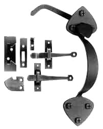 Early American Passage Rim Latch (In Swing or Out Swing Doors)