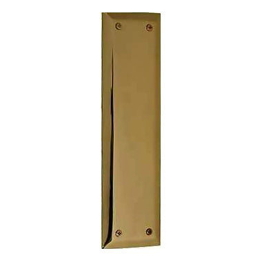 10 Inch Quaker Style Push Plate (Several Finish Options)